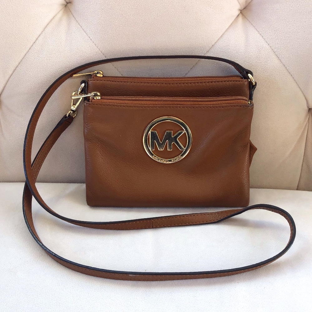 Michael Kors Pebble Leather Crossbody Purse